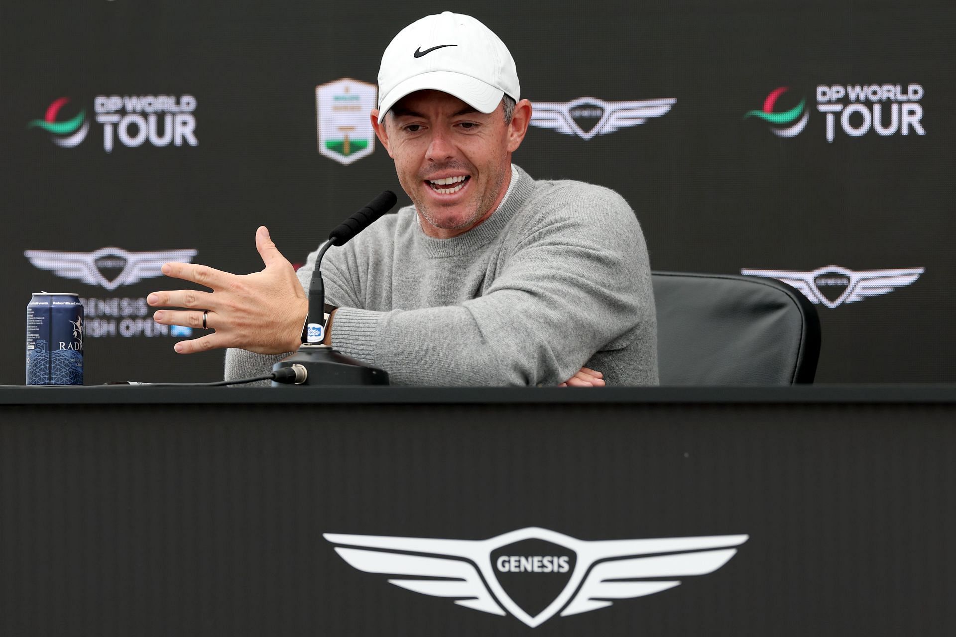 Rory McIlroy at the Genesis Scottish Open 2025 press conference - Source: Getty